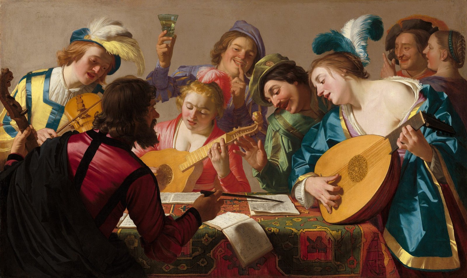 Peinture de musiciens de la Renaissance